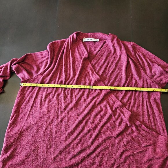 Burgundy Cross Over Top - Picture 6 of 9